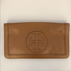 Tory Burch Brown Clutch